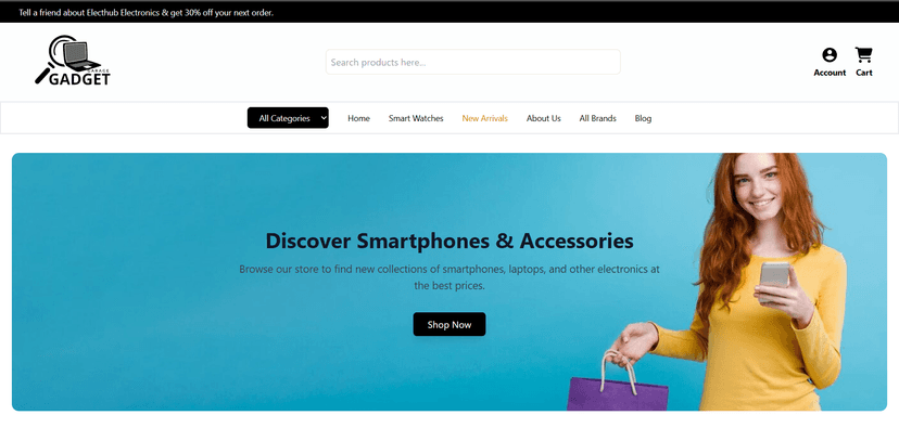 Gadget Garage - E-commerce